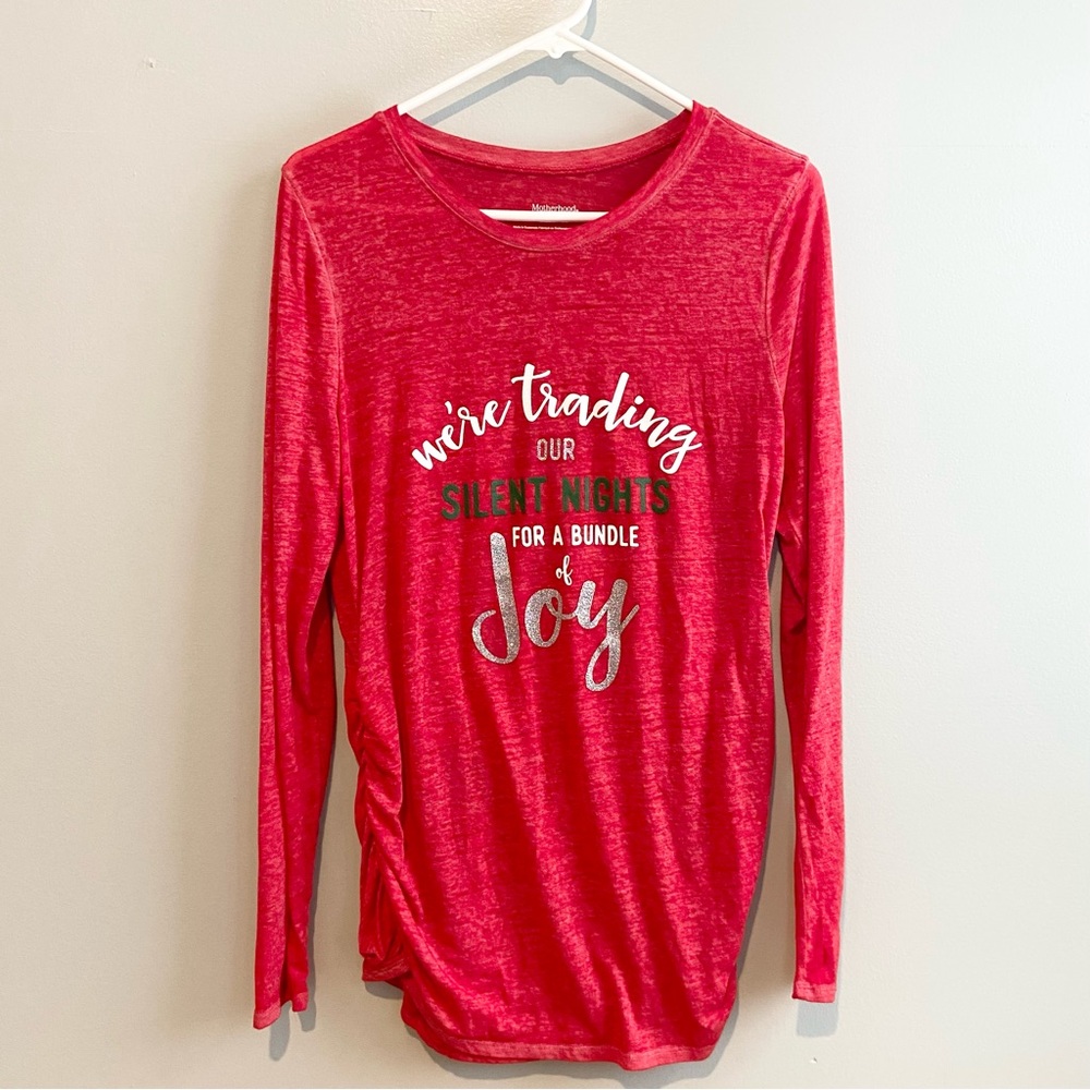 Motherhood Maternity holiday shirt
